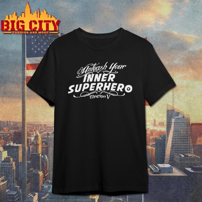 Marina Verenikina Unleash Your Inner Superhero Shirt Unisex T-shirt, Sweatshirt, Hoodie, Long Sleeve Tee - T-Shirt, Sweatshirt, Hoodie