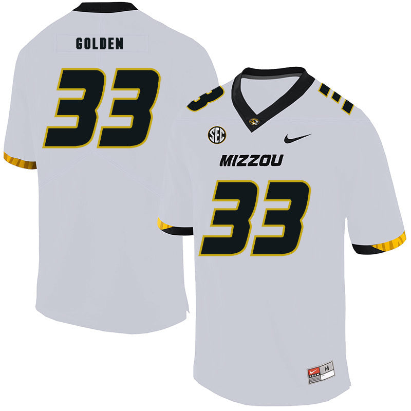 Markus Golden 33 White College Football Jersey football jersey product view 1