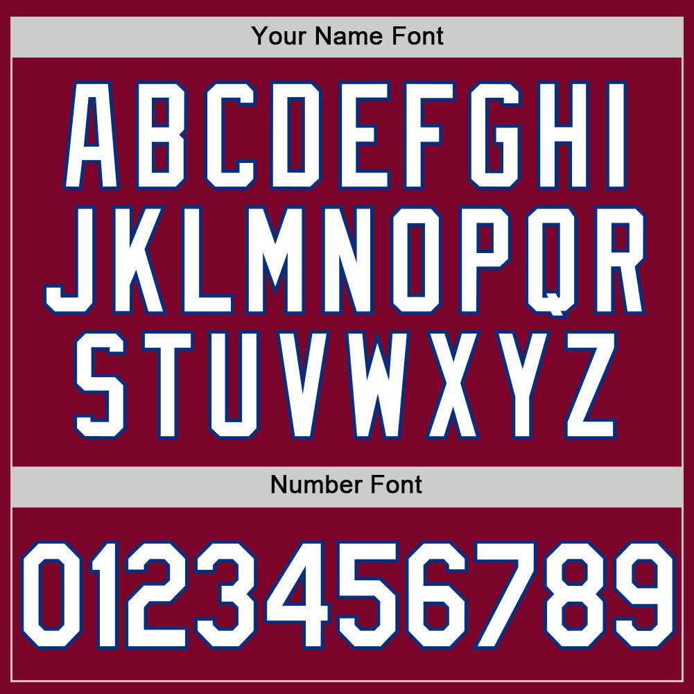 Custom Maroon White-Royal Authentic Throwback Baseball Jersey baseball jersey product view 5