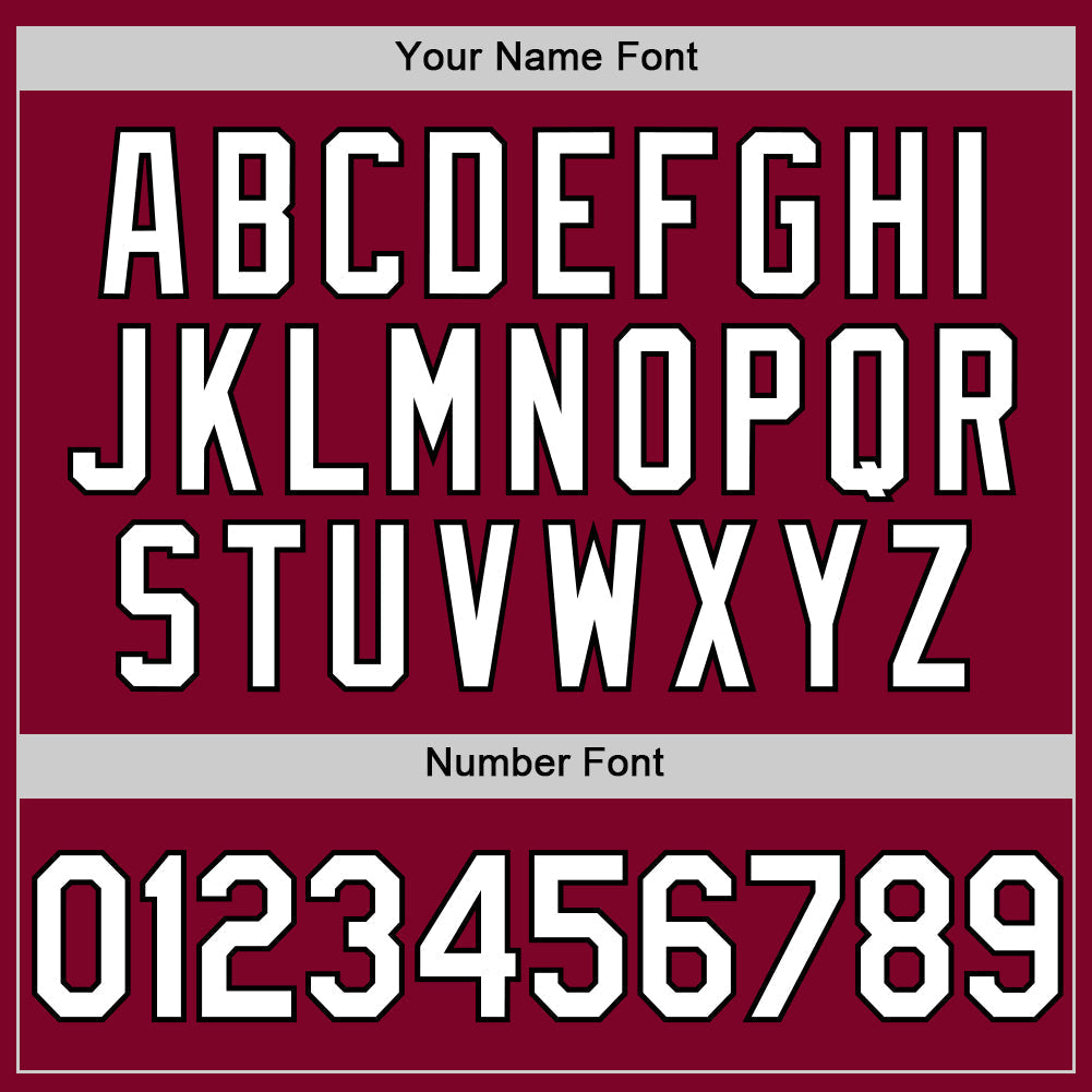 Custom Maroon White-Black Authentic Throwback Baseball Jersey baseball jersey product view 5