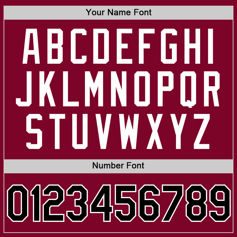 Custom Maroon Black-White Authentic Throwback Baseball Jersey baseball jersey product view 5