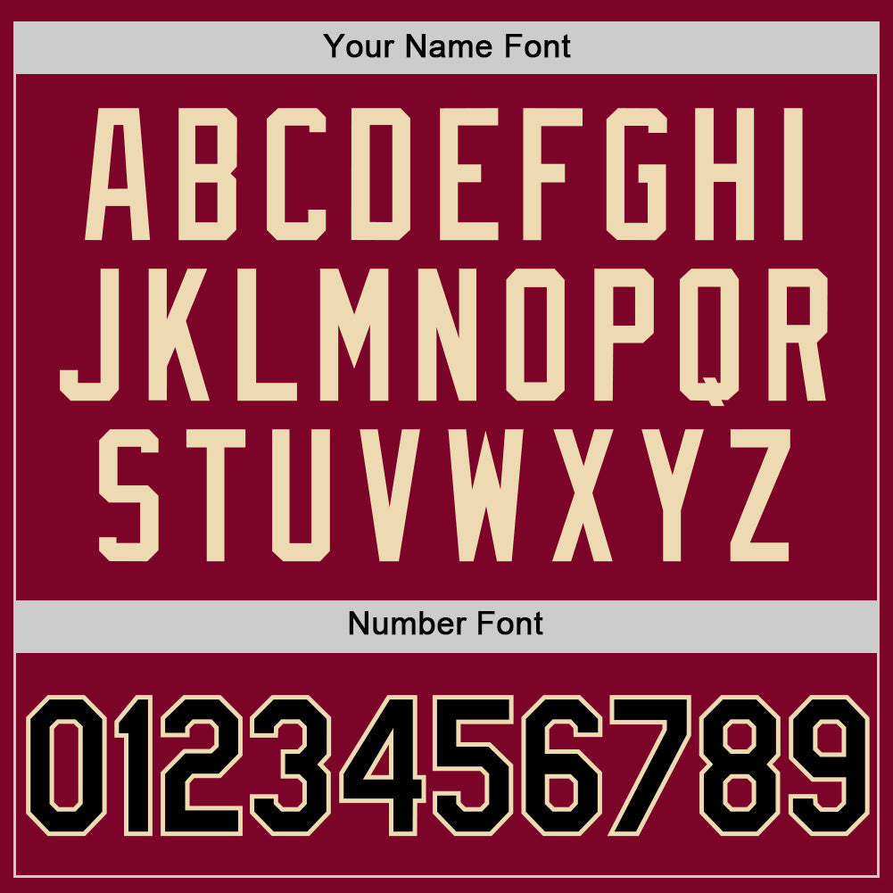 Custom Maroon Black-Cream Authentic Throwback Baseball Jersey baseball jersey product view 5