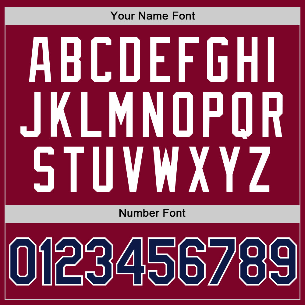 Custom Maroon Navy-White Authentic Throwback Baseball Jersey baseball jersey product view 5