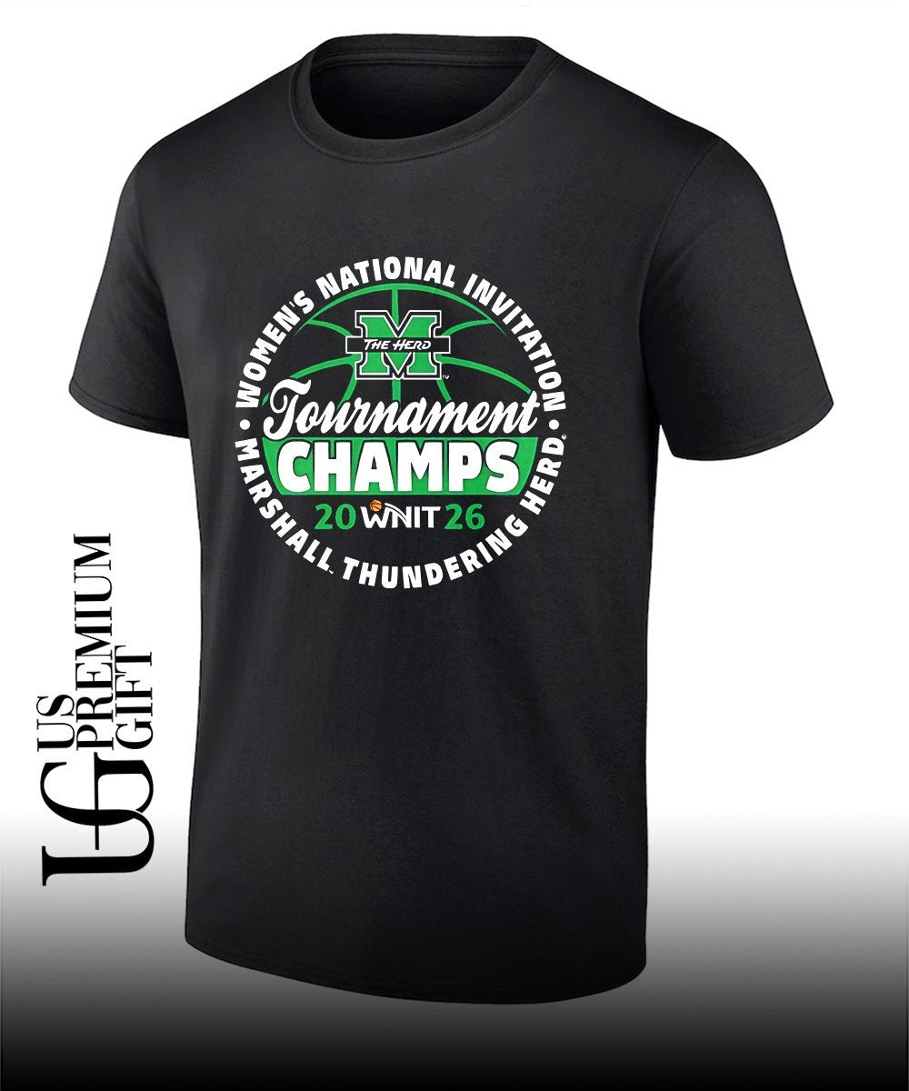 Marshall Thundering Herd Womens National Invitation Tournament Champs 2026 shirt Unisex T-shirt, Sweatshirt, Hoodie, Long Sleeve Tee - T-Shirt, Sweatshirt, Hoodie