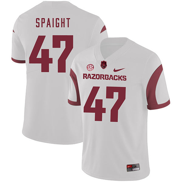 Martrell Spaight 47 White College Football Jersey football jersey product view 1