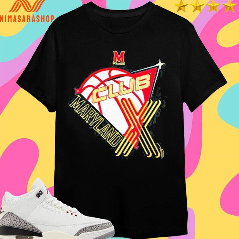 Maryland Terrapins Men's Basketball Club Logo - Adult & Kids T-Shirts, Sweatshirts & Hoodies apparel design preview 1