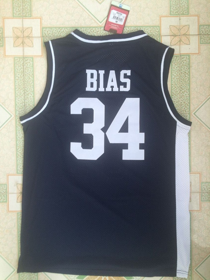 Maryland Wildcats #34 Len Bias ·34 Retro High School Style 4 College Football Jersey football jersey product view 1