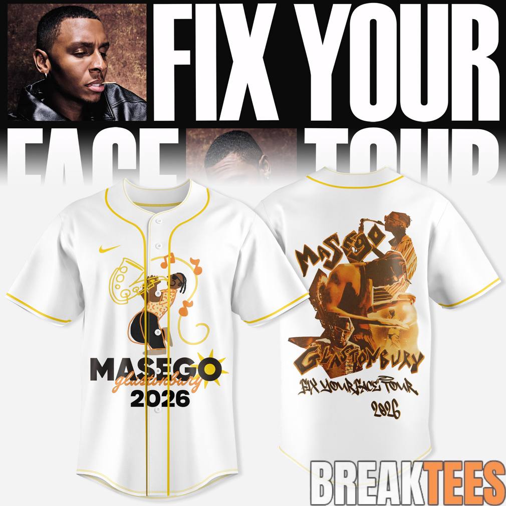 Masego Fix Your Face Tour 2026 Special Jersey Unisex T-shirt, Sweatshirt, Hoodie, Long Sleeve Tee - T-Shirt, Sweatshirt, Hoodie