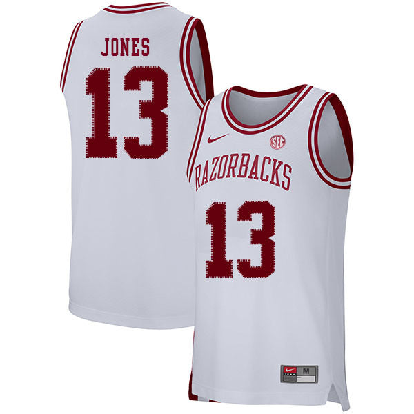 Mason Jones 13 White College Football Jersey football jersey product view 1