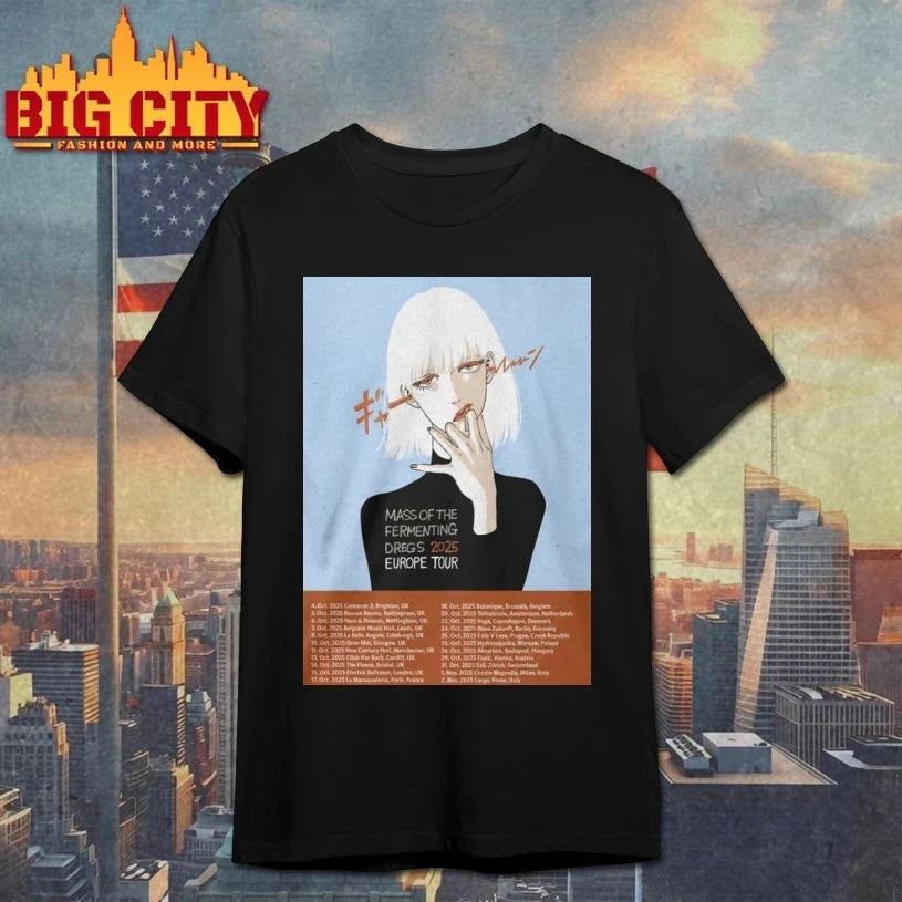 Mass Of The Fermenting Dregs 2025 Europe Tour Poster shirt Unisex T-shirt, Sweatshirt, Hoodie, Long Sleeve Tee - T-Shirt, Sweatshirt, Hoodie