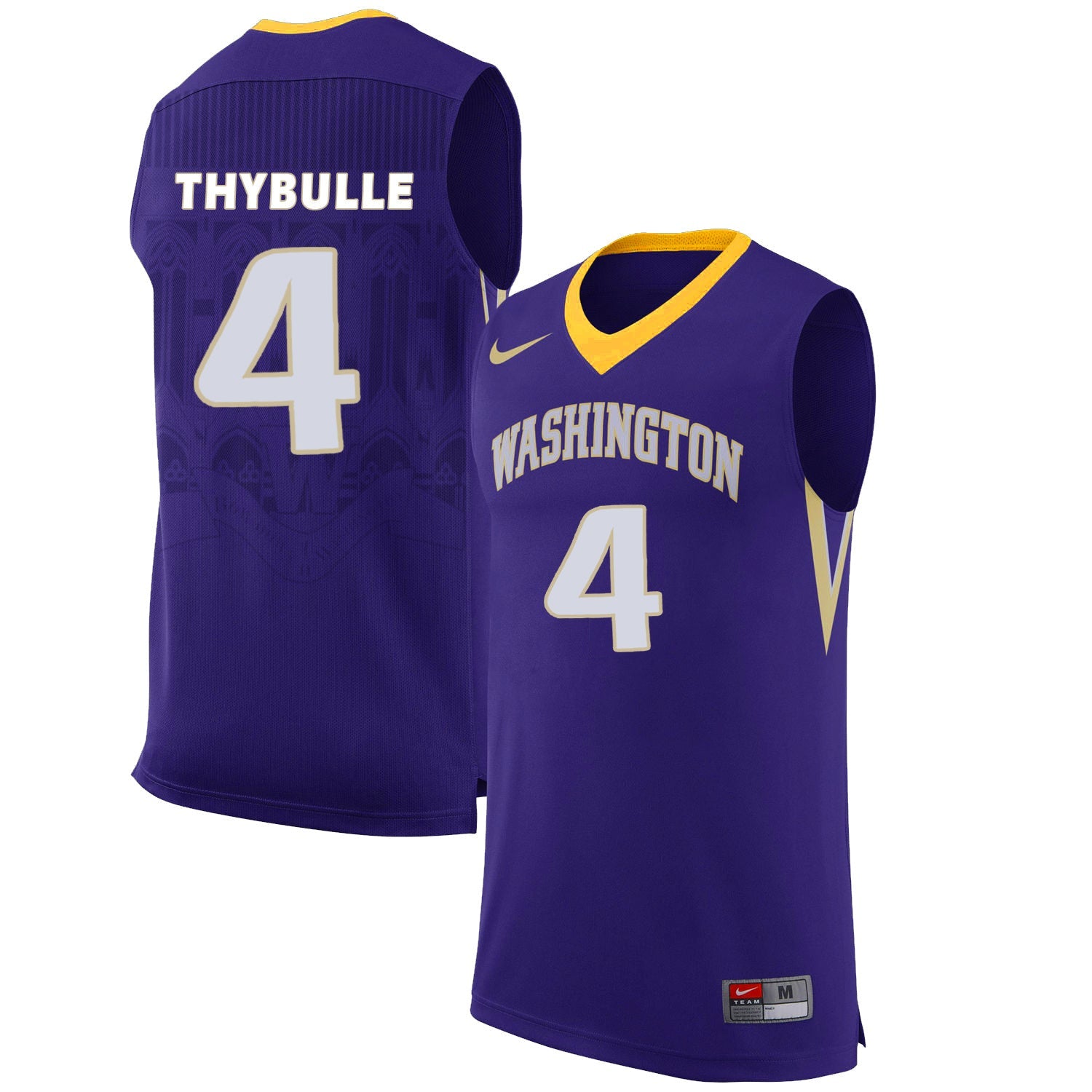 Matisse Thybulle 4 Purple 1 College Football Jersey football jersey product view 1