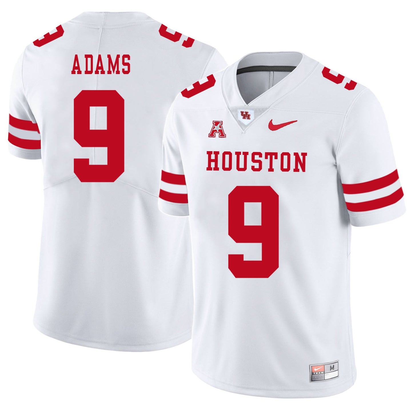 Matthew Adams 9 White College Football Jersey football jersey product view 1