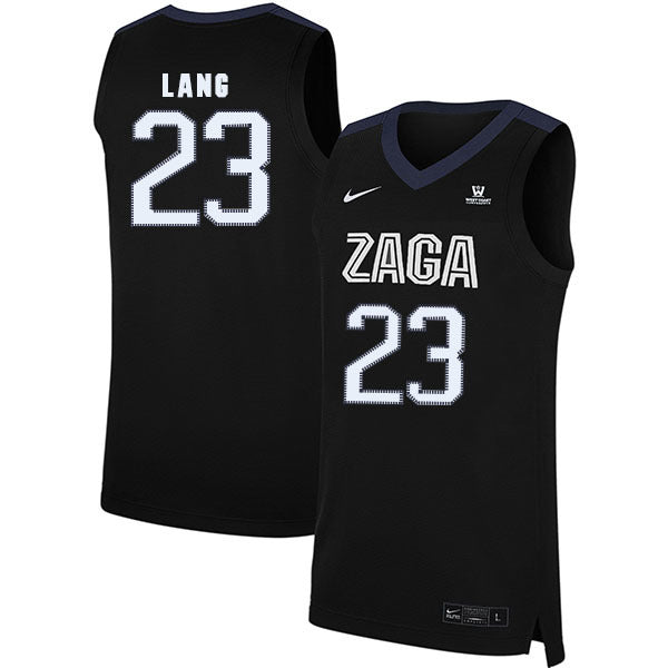 Matthew Lang 23 Black College Football Jersey football jersey product view 1
