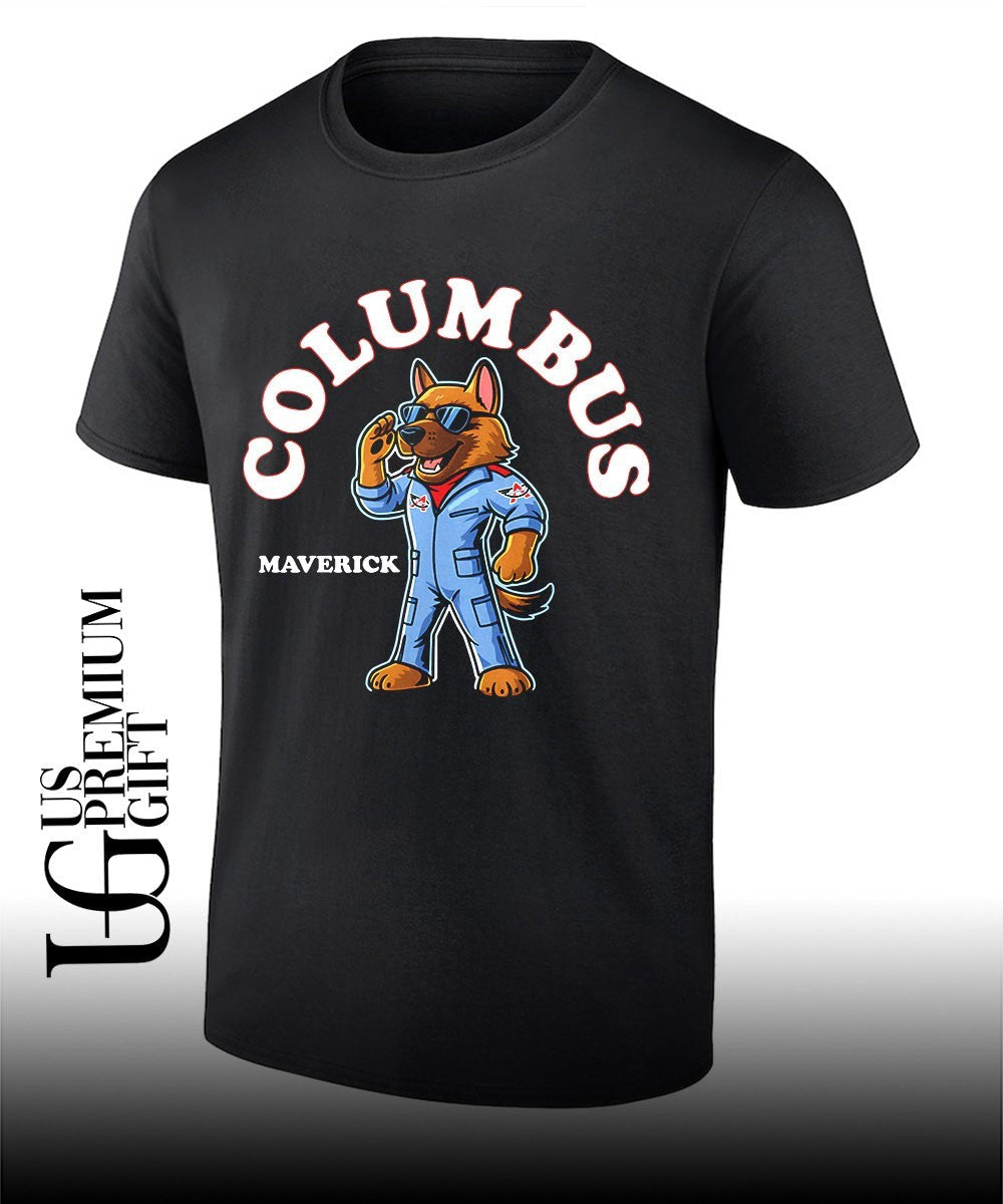 Maverick Columbus Aviators Football 2026 mascot shirt Unisex T-shirt, Sweatshirt, Hoodie, Long Sleeve Tee - T-Shirt, Sweatshirt, Hoodie