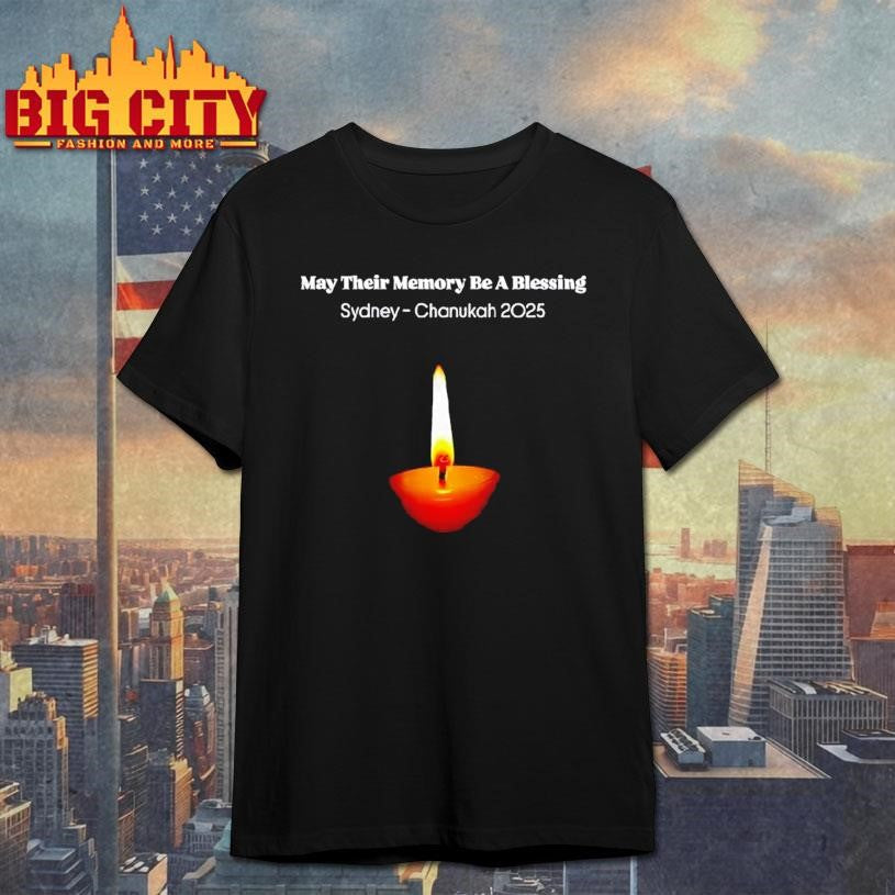 May Their Memory Be A Blessing Sydney Chanukah 2025 Shirt Unisex T-shirt, Sweatshirt, Hoodie, Long Sleeve Tee - T-Shirt, Sweatshirt, Hoodie