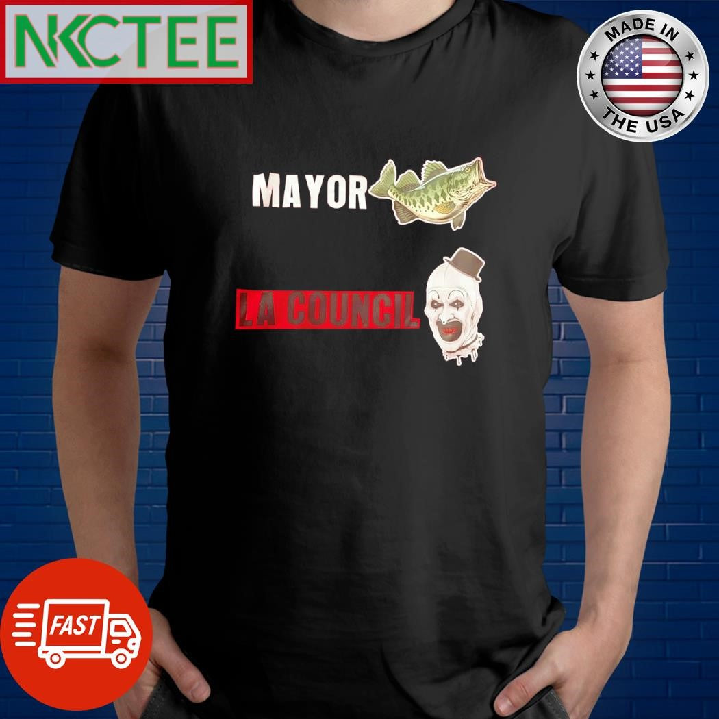 Mayor LA Council shirt Unisex T-shirt, Sweatshirt, Hoodie, Long Sleeve Tee - T-Shirt, Sweatshirt, Hoodie