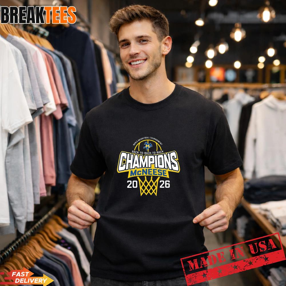 McNeese State Basketball Champions 2026 Fan T-Shirt Unisex T-shirt, Sweatshirt, Hoodie, Long Sleeve Tee - T-Shirt, Sweatshirt, Hoodie