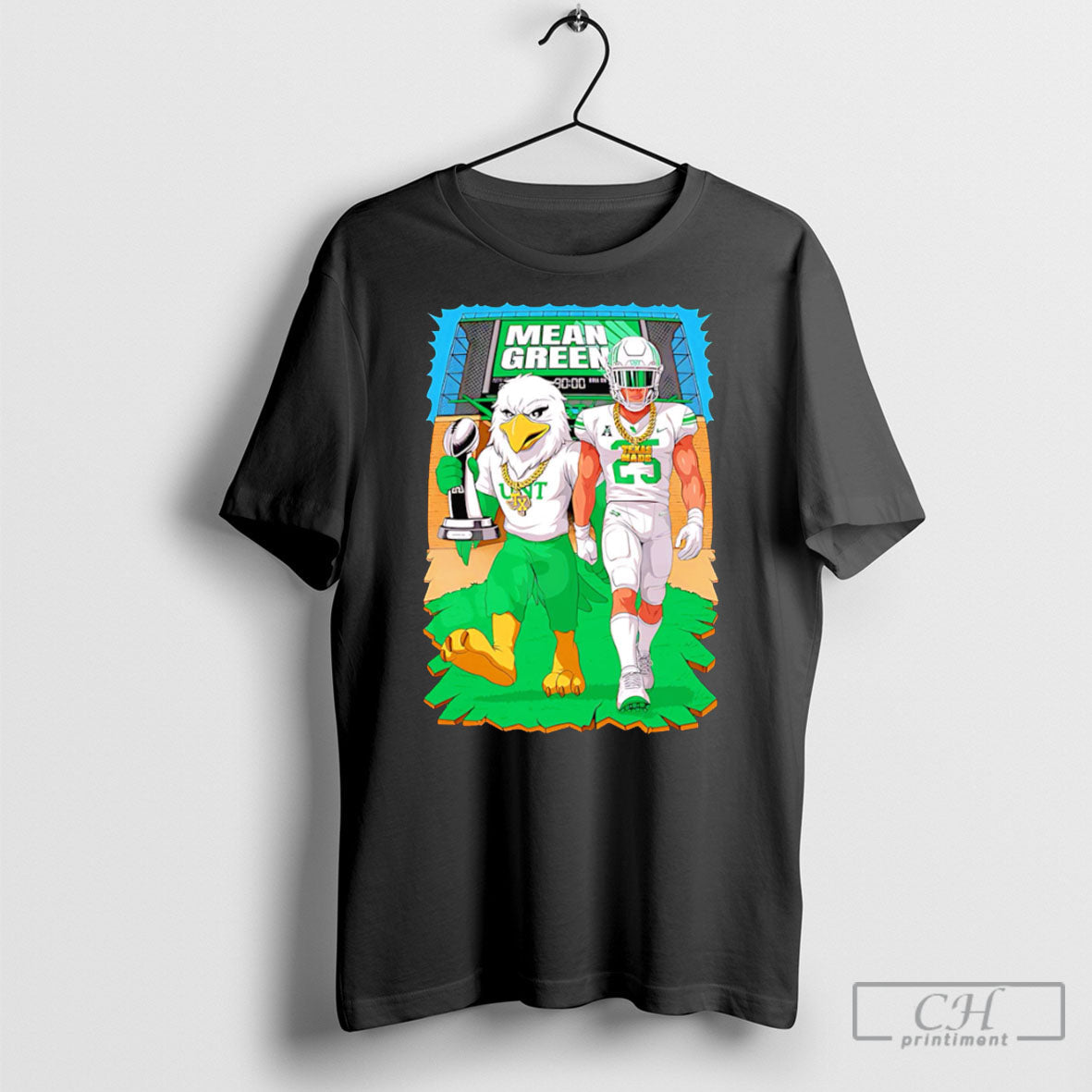 Mean Green Football Shirt Tee Unisex T-shirt, Sweatshirt, Hoodie, Long Sleeve Tee - T-Shirt, Sweatshirt, Hoodie