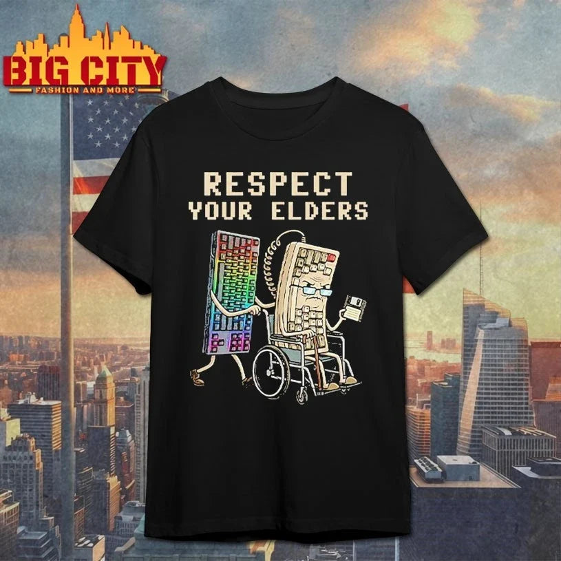 Mechanical Keyboard Respect Your Elders shirt Unisex T-shirt, Sweatshirt, Hoodie, Long Sleeve Tee - T-Shirt, Sweatshirt, Hoodie