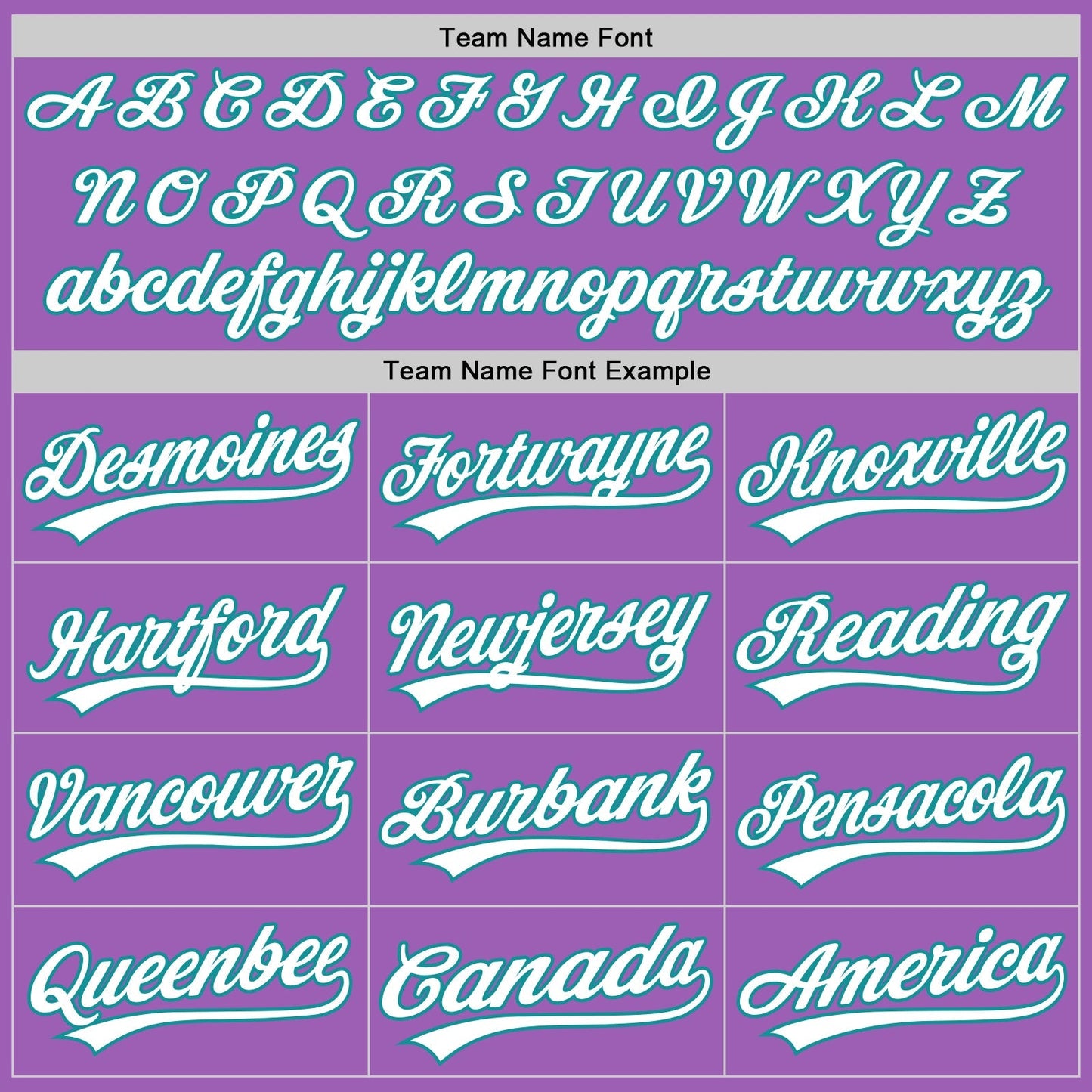 Custom Medium Purple White-Teal Authentic Baseball Jersey baseball jersey product view 4