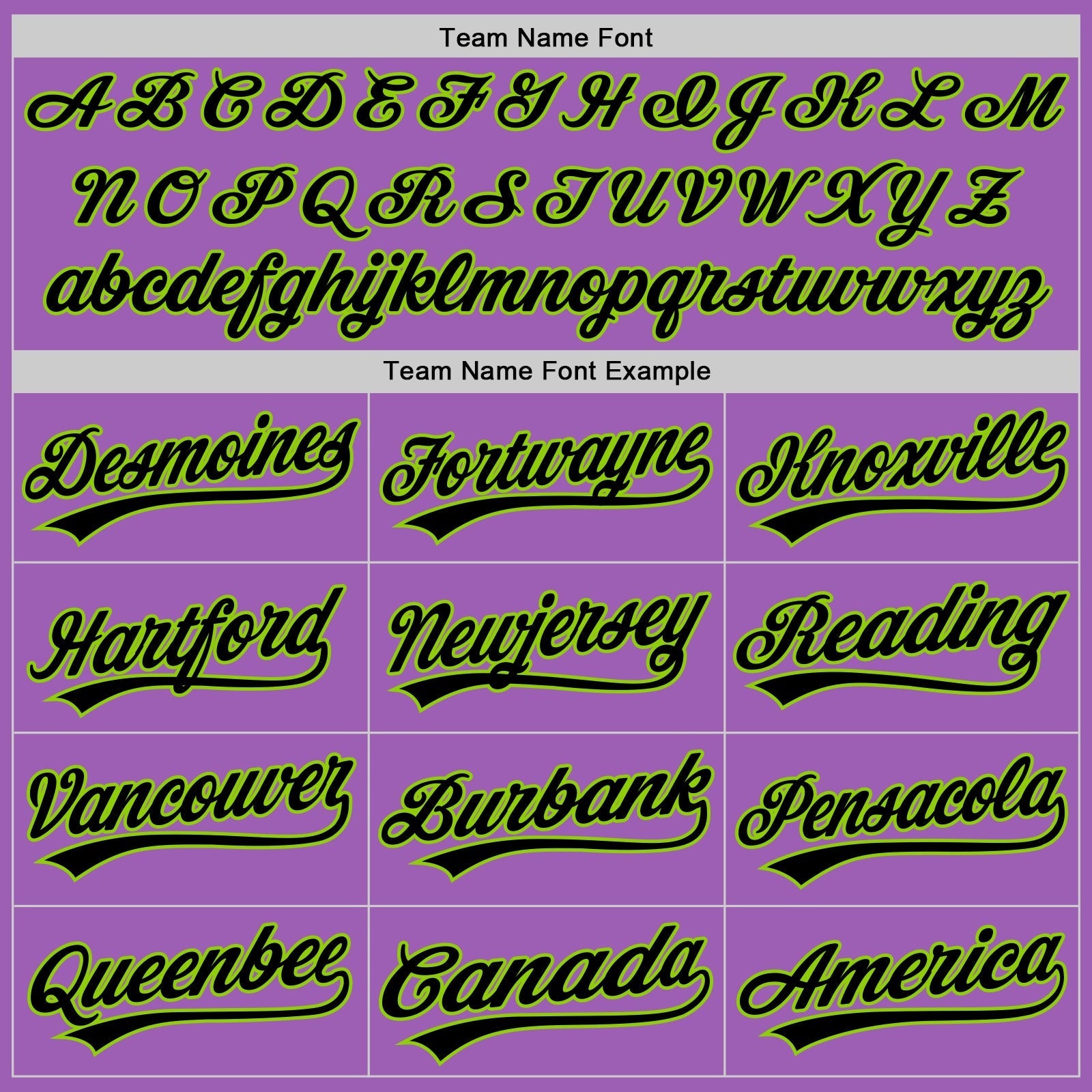 Custom Medium Purple Black-Neon Green Authentic Baseball Jersey baseball jersey product view 4