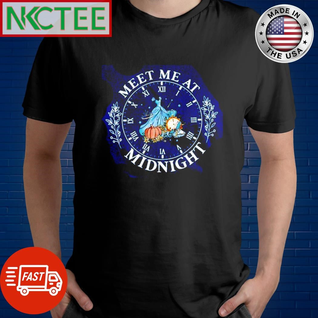 Meet Me at Midnight Cinderella O’clock shirt Unisex T-shirt, Sweatshirt, Hoodie, Long Sleeve Tee - T-Shirt, Sweatshirt, Hoodie
