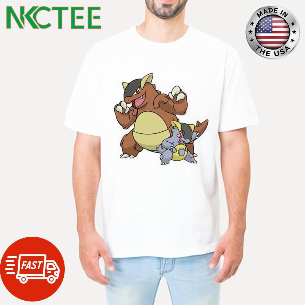 Mega Kangaskhan Green shirt Unisex T-shirt, Sweatshirt, Hoodie, Long Sleeve Tee - T-Shirt, Sweatshirt, Hoodie