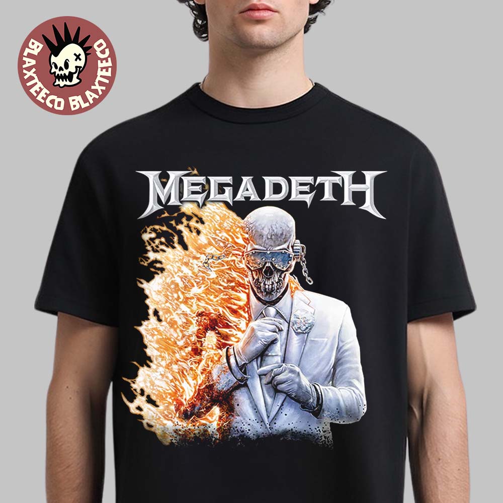 Megadeth Flame Vic Merch T-Shirt Unisex T-shirt, Sweatshirt, Hoodie, Long Sleeve Tee - T-Shirt, Sweatshirt, Hoodie