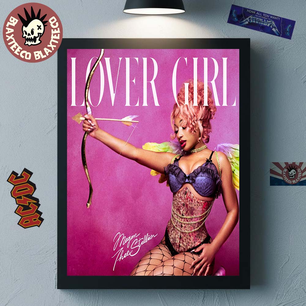 Megan Thee Stallion Lover Girl New Single Cover Art Home Decor Poster Canvas Unisex T-shirt, Sweatshirt, Hoodie, Long Sleeve Tee - T-Shirt, Sweatshirt, Hoodie