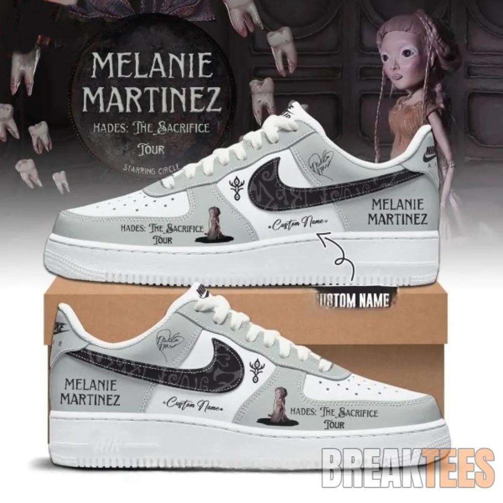 Melanie Martinez x HADES THE SACRIFICE TOUR 2026 Air Force 1 Shoes Unisex T-shirt, Sweatshirt, Hoodie, Long Sleeve Tee - T-Shirt, Sweatshirt, Hoodie