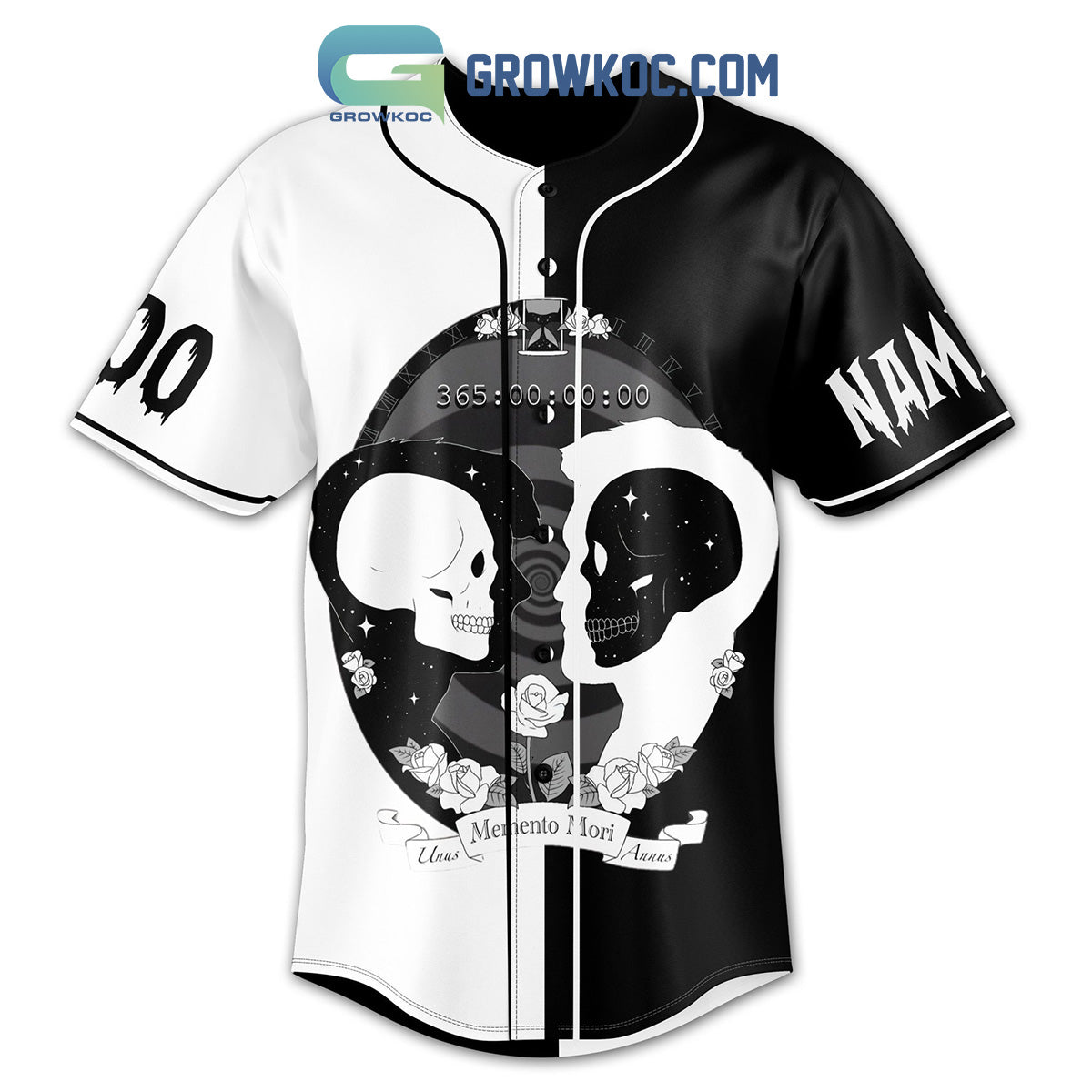 Memento Mori What Will You Do With The Time You Have Personalized Baseball Jersey baseball jersey product view 2