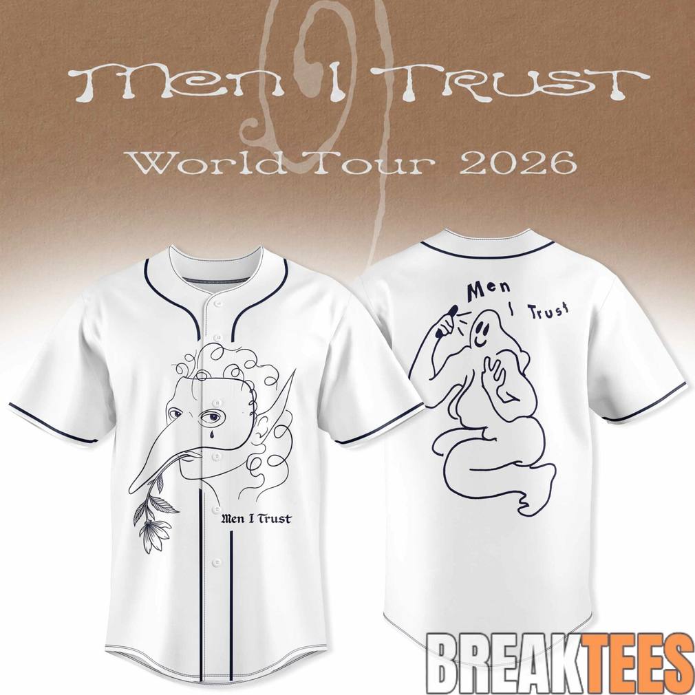 Men I Trust 2026 World Tour Baseball Jersey Unisex T-shirt, Sweatshirt, Hoodie, Long Sleeve Tee - T-Shirt, Sweatshirt, Hoodie