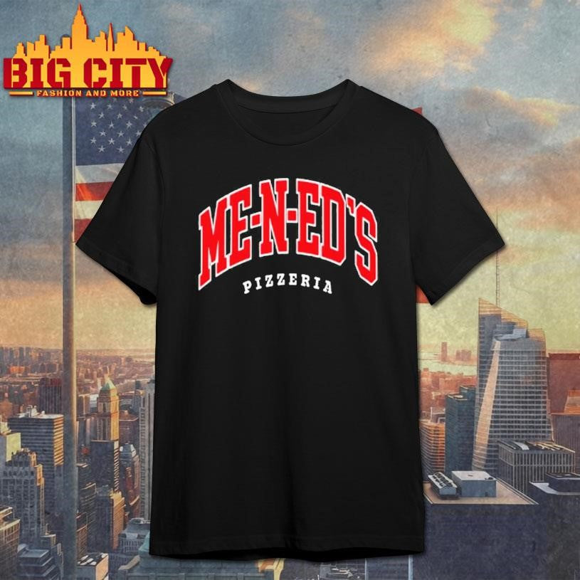 Meneds Pizzeria Collegiate Shirt Unisex T-shirt, Sweatshirt, Hoodie, Long Sleeve Tee - T-Shirt, Sweatshirt, Hoodie