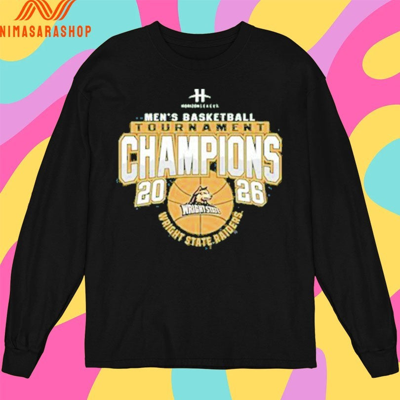 Men's Basketball Tournament Wright State Raiders - Adult & Kids T-Shirts, Sweatshirts & Hoodies apparel design preview 3