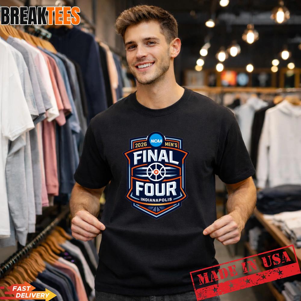 Mens March Madness Final Four 2026 Indianapolis T-Shirt Unisex T-shirt, Sweatshirt, Hoodie, Long Sleeve Tee - T-Shirt, Sweatshirt, Hoodie