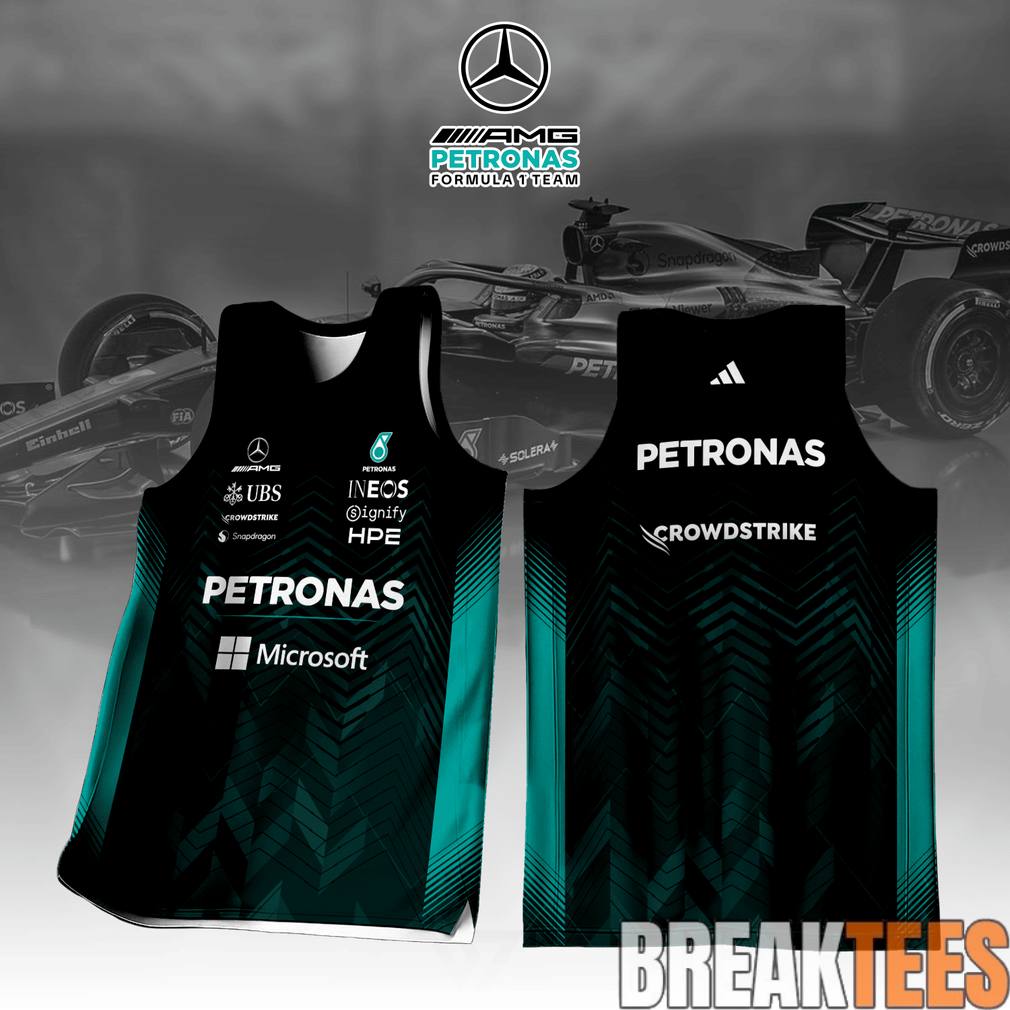 Mercedes AMG PETRONAS Inspired Jersey Shirt sports jersey product view 1