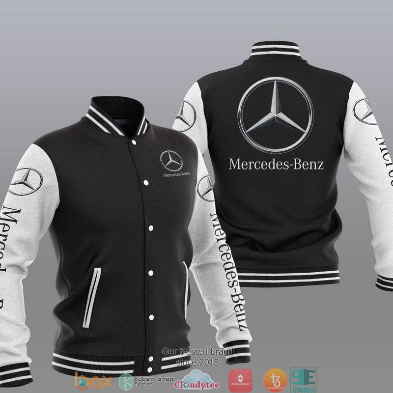 Mercedes Benz Car brand Baseball Jacket baseball jersey product view 1