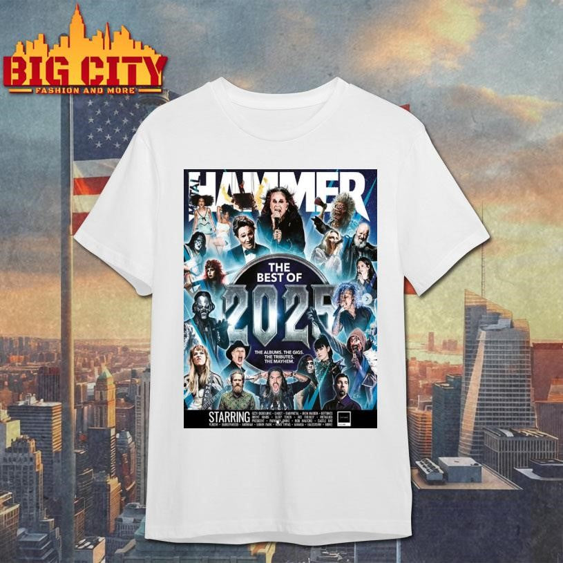 Metal Hammer The Best Of 2025 End Of Year Issue Poster Shirt Unisex T-shirt, Sweatshirt, Hoodie, Long Sleeve Tee - T-Shirt, Sweatshirt, Hoodie