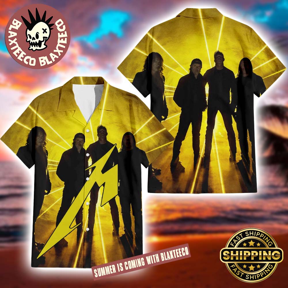 Metallica 72 Seasons Album Band Members Photo 2025 Summer Hawaiian Shirt Unisex T-shirt, Sweatshirt, Hoodie, Long Sleeve Tee - T-Shirt, Sweatshirt, Hoodie