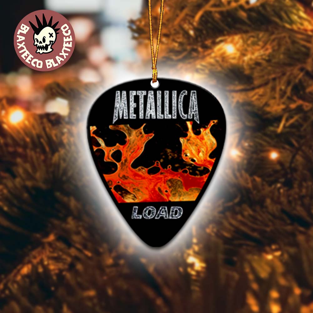 Metallica Load Album Cover Art Guitar Pick Shape Holiday Christmas Decorations Ornament Unisex T-shirt, Sweatshirt, Hoodie, Long Sleeve Tee - T-Shirt, Sweatshirt, Hoodie