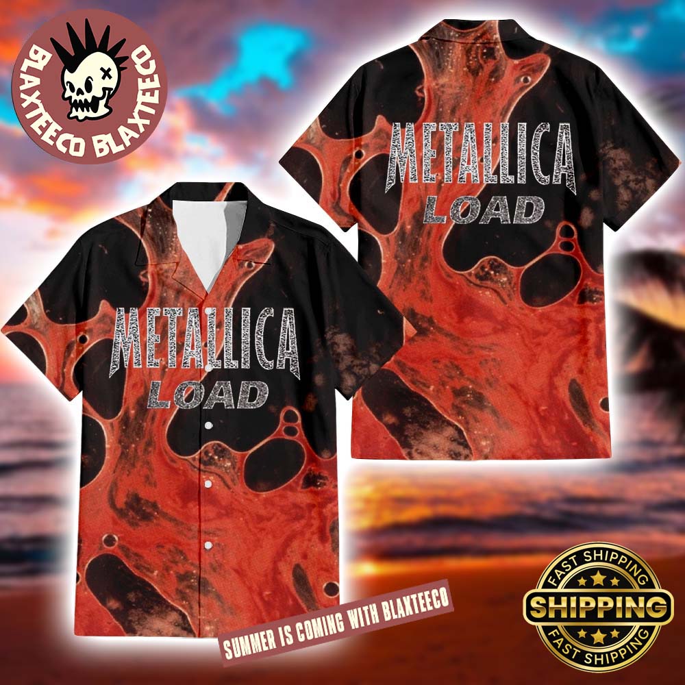 Metallica Load Album Cover Summer 2025 Button Up Hawaiian Shirt Unisex T-shirt, Sweatshirt, Hoodie, Long Sleeve Tee - T-Shirt, Sweatshirt, Hoodie