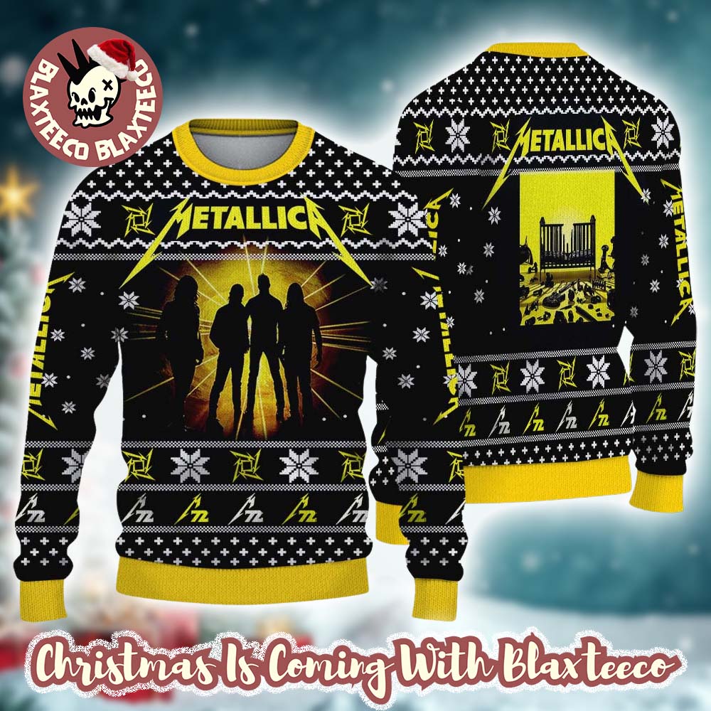 Metallica M72 Seasons Album Xmas Gift For Fans 2025 Ugly Christmas Sweater Unisex T-shirt, Sweatshirt, Hoodie, Long Sleeve Tee - T-Shirt, Sweatshirt, Hoodie