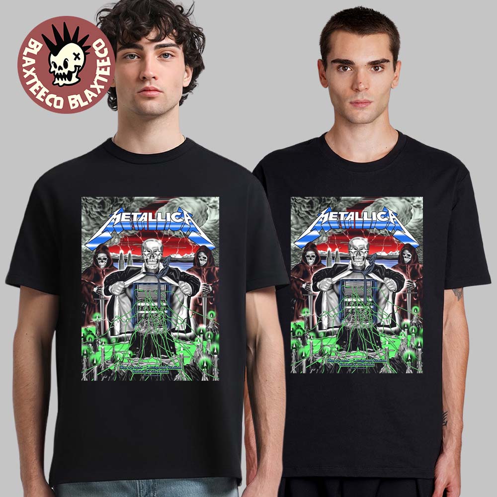 Metallica M72 Zurich 2026 Show Poster For Zurich Switzerland At Letzigrund Stadion On May 27 2026 T-Shirt - T-Shirt, Sweatshirt, Hoodie