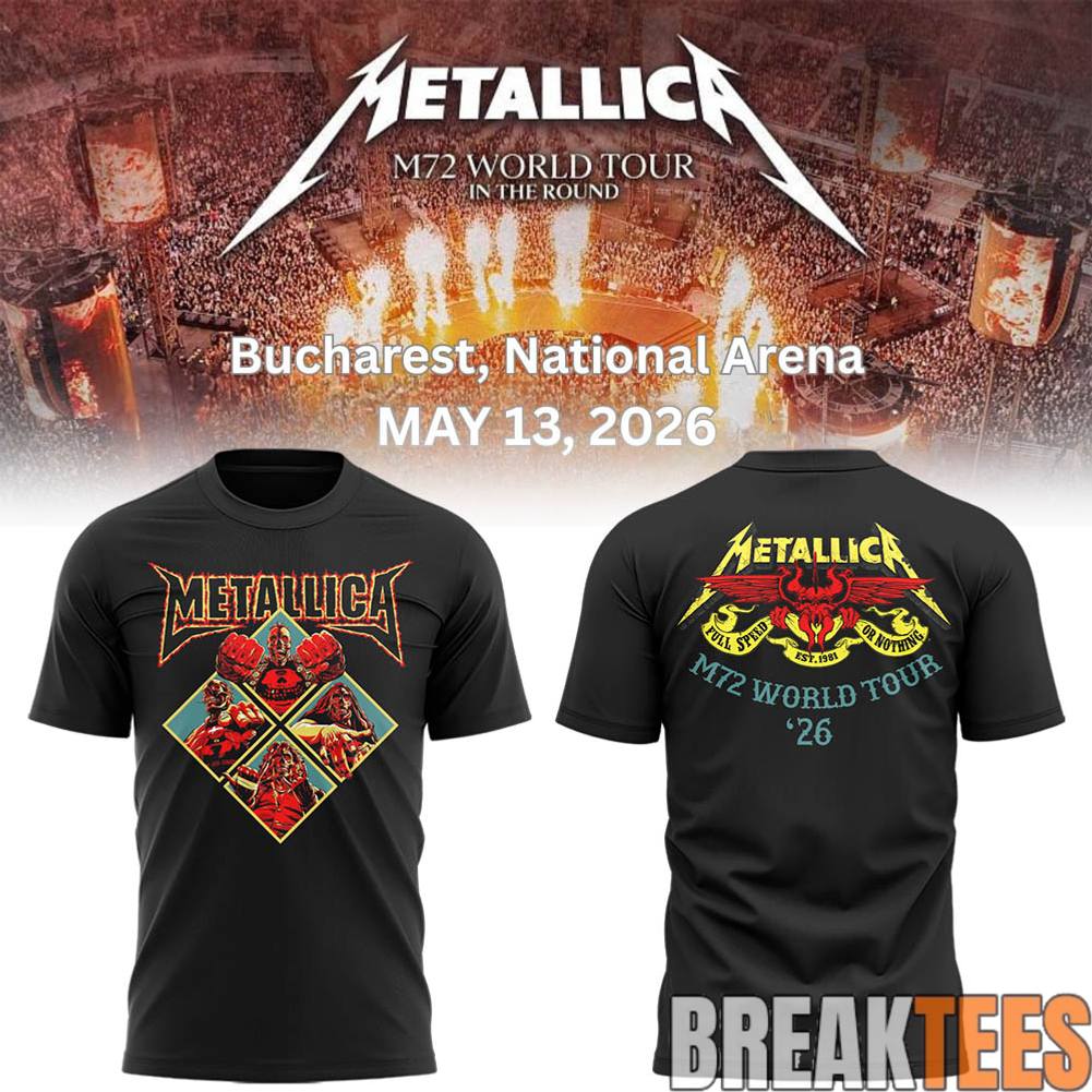Metallica M72BUCHAREST Shirt Unisex T-shirt, Sweatshirt, Hoodie, Long Sleeve Tee - T-Shirt, Sweatshirt, Hoodie