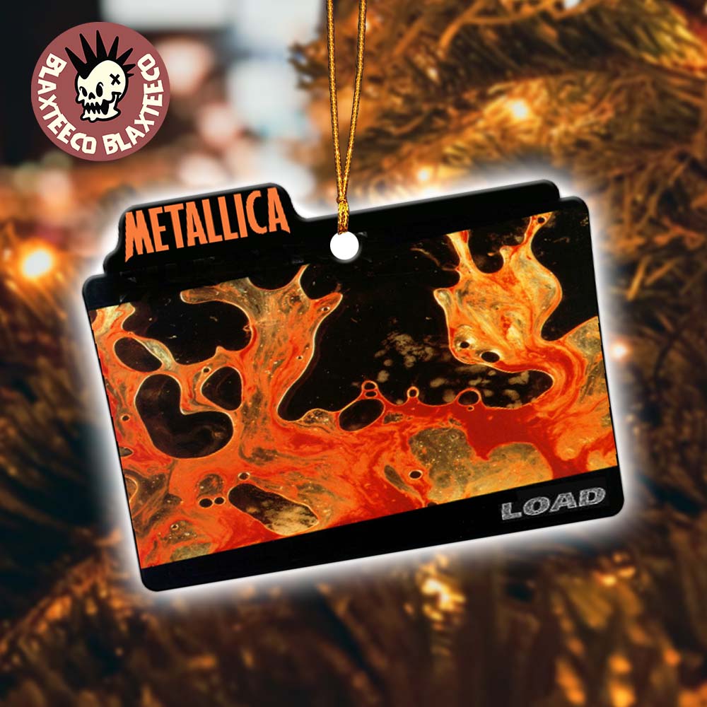 Metallica Master Of Puppets Album Cover Art License Plate Shape Holiday Christmas Decorations Ornament - T-Shirt, Sweatshirt, Hoodie