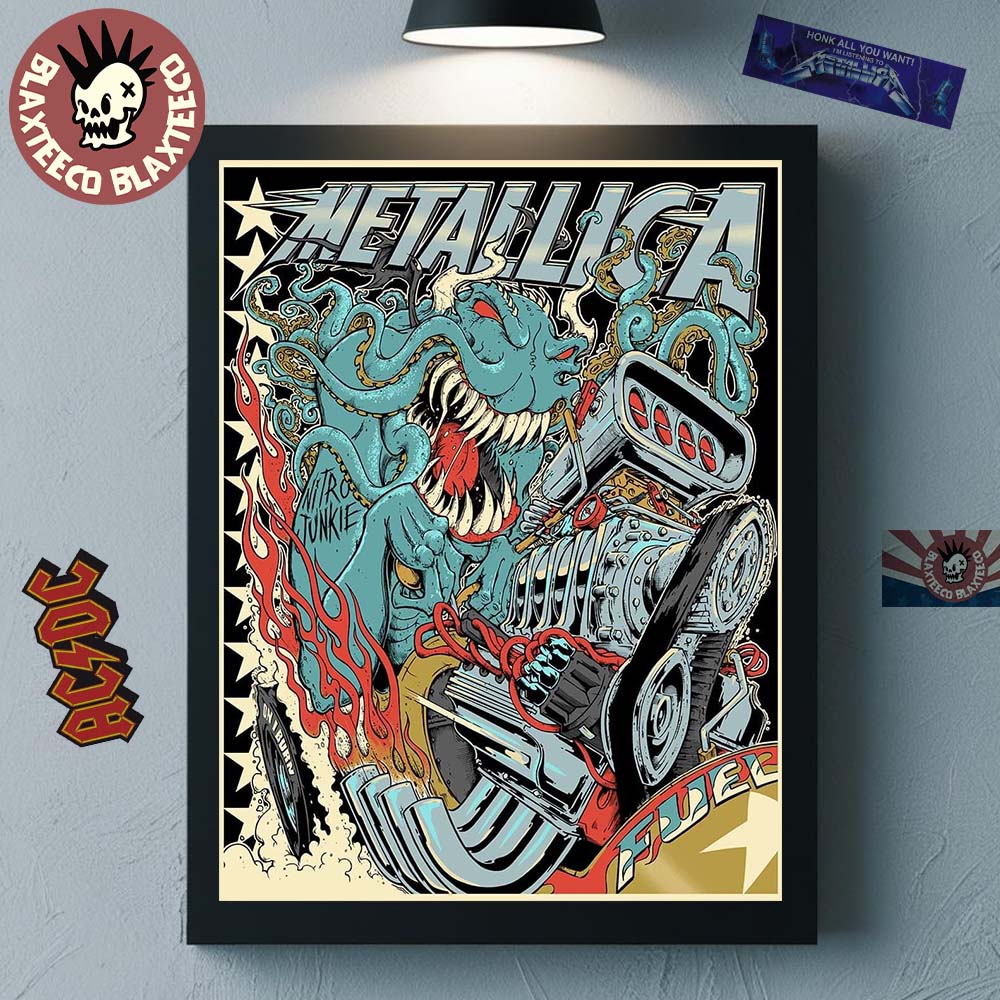 Metallica OverLoad Collection Fuel Ktulu 2026 Home Decor Poster Canvas Unisex T-shirt, Sweatshirt, Hoodie, Long Sleeve Tee - T-Shirt, Sweatshirt, Hoodie
