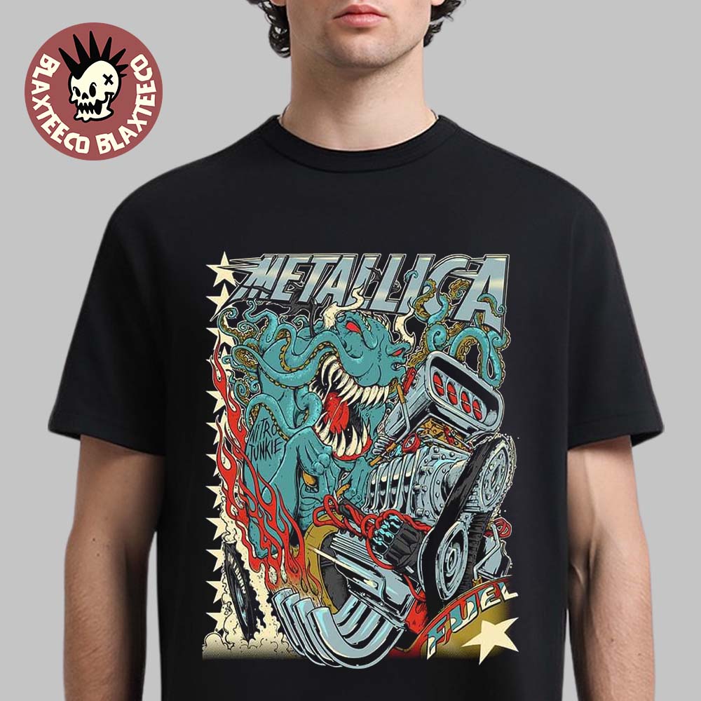 Metallica OverLoad Collection Fuel Ktulu 2026 Poster T-Shirt Unisex T-shirt, Sweatshirt, Hoodie, Long Sleeve Tee - T-Shirt, Sweatshirt, Hoodie