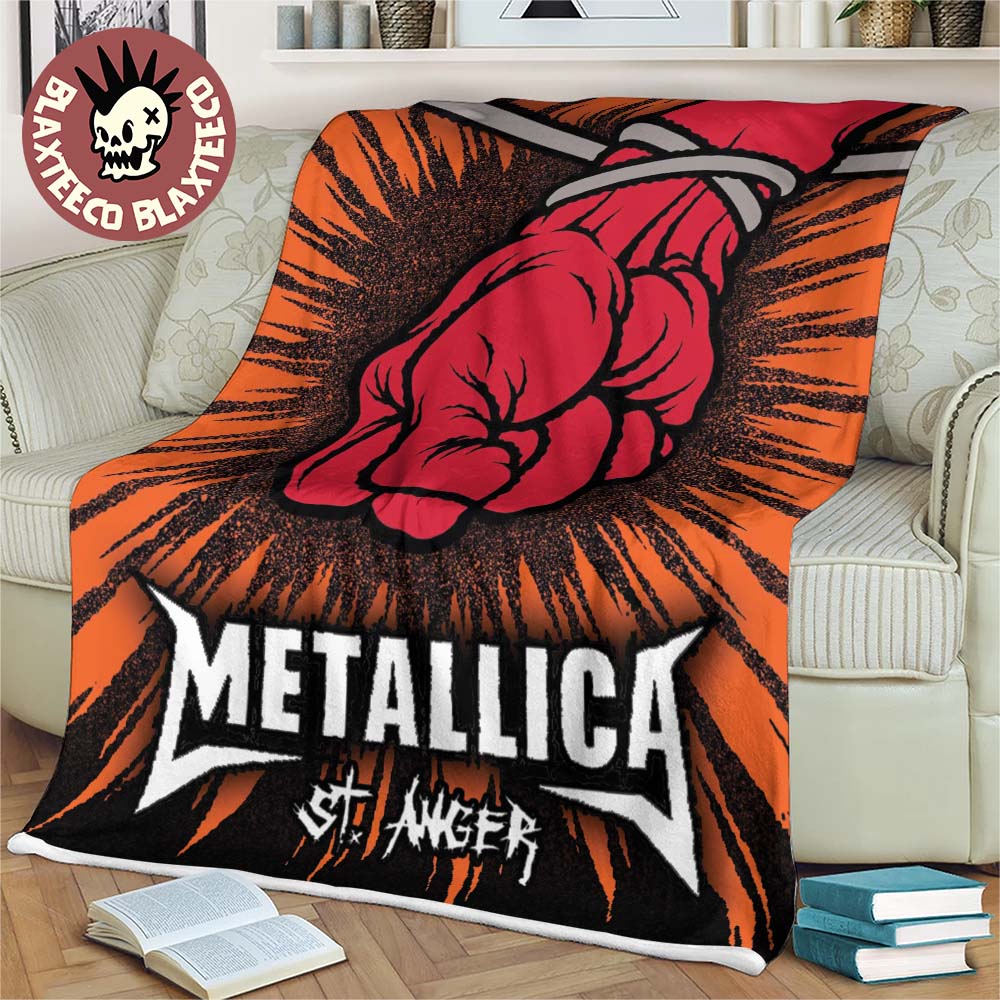 Metallica St Anger Album Cover Art Gift For Fans Fleece Blanket Unisex T-shirt, Sweatshirt, Hoodie, Long Sleeve Tee - T-Shirt, Sweatshirt, Hoodie