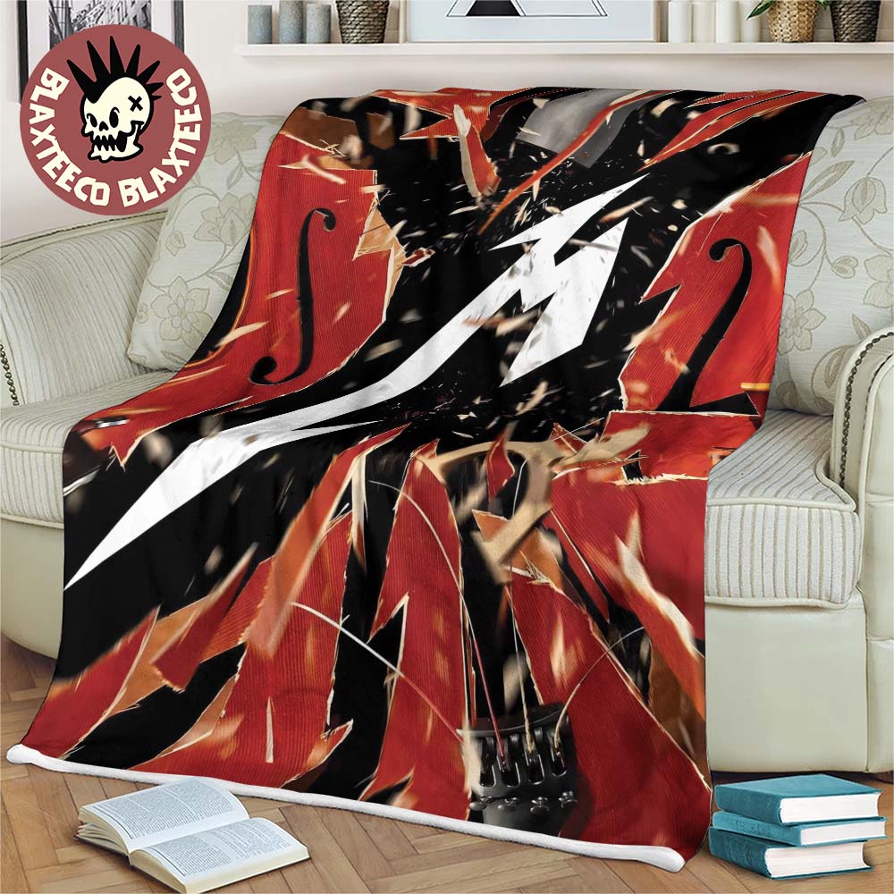 Metallica Symphony and Metallica 2 Art Fleece Blanket Unisex T-shirt, Sweatshirt, Hoodie, Long Sleeve Tee - T-Shirt, Sweatshirt, Hoodie
