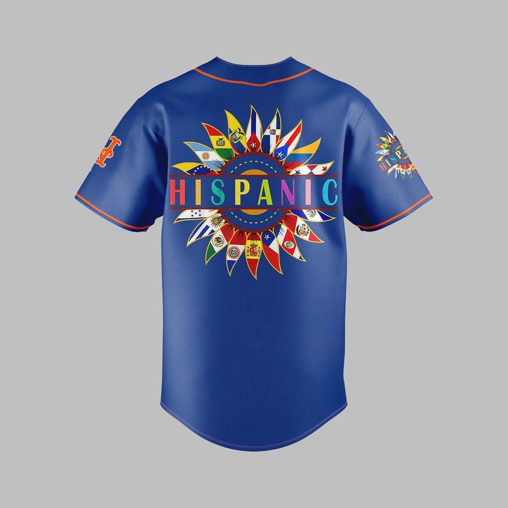 Mets 2025 Hispanic Heritage Night Jersey baseball jersey product view 3